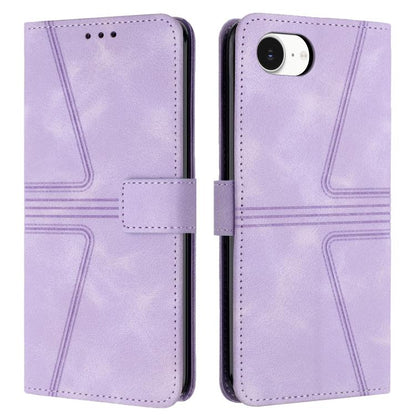 Triangle Solid Color Leather Phone Case, For iPhone 17e / 16e, For iPhone 17 Pro Max, For iPhone 17 Pro, For iPhone 17, For iPhone Air, For iPhone 16 Pro Max