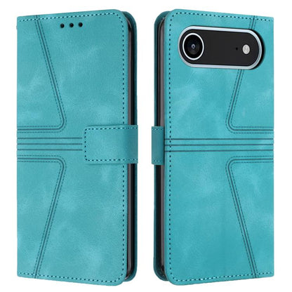 Triangle Solid Color Leather Phone Case