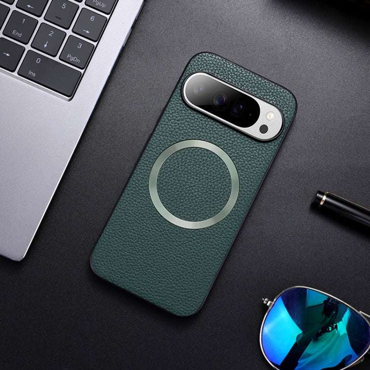 CD Magsafe Magnetic Litchi Texture Phone Case