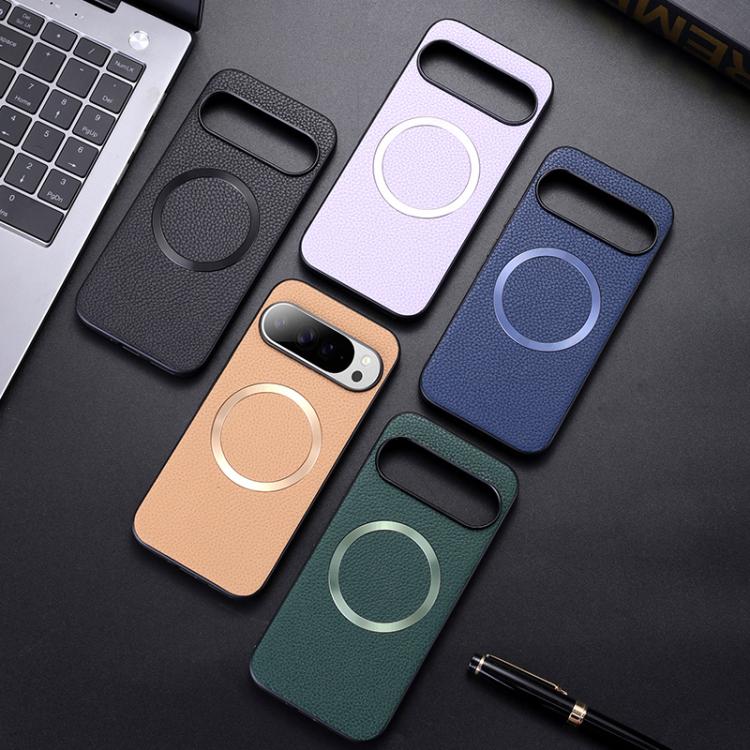 CD Magsafe Magnetic Litchi Texture Phone Case, For Google Pixel 10 / 10 Pro, For Google Pixel 9 Pro, For Google Pixel 9, For Google Pixel 8 Pro