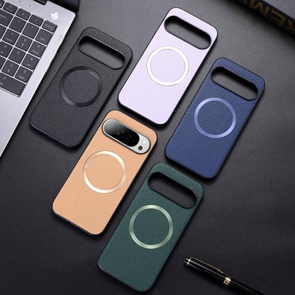 CD Magsafe Magnetic Litchi Texture Phone Case, For Google Pixel 10 / 10 Pro, For Google Pixel 9 Pro, For Google Pixel 9, For Google Pixel 8 Pro