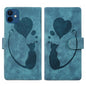 Pen Heart Cat Embossed Leather Phone Case, For iPhone 13 mini, For iPhone 12, For iPhone 12 Pro Max, For iPhone 12 Pro