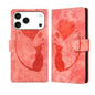 Pen Heart Cat Embossed Leather Phone Case, For iPhone 18 Pro / 17 Pro, For iPhone 18 Pro Max / 17 Pro Max, For iPhone 17, For iPhone 17 Air