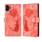 Pen Heart Cat Embossed Leather Phone Case, For iPhone 18 Pro / 17 Pro, For iPhone 18 Pro Max / 17 Pro Max, For iPhone 17, For iPhone 17 Air