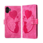 Pen Heart Cat Embossed Leather Phone Case, For iPhone 18 Pro / 17 Pro, For iPhone 18 Pro Max / 17 Pro Max, For iPhone 17, For iPhone 17 Air