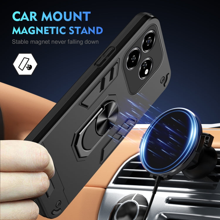 Shockproof Metal Ring Holder Phone Case, For ZTE Axon 60 4G, For ZTE Blade A54, For ZTE Blade A52