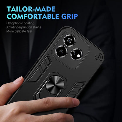 Shockproof Metal Ring Holder Phone Case, For ZTE Axon 60 4G, For ZTE Blade A54, For ZTE Blade A52