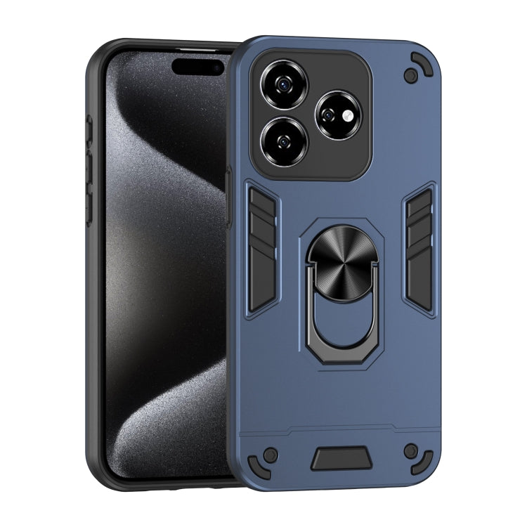 Shockproof Metal Ring Holder Phone Case, For ZTE Axon 60 4G, For ZTE Blade A54, For ZTE Blade A52