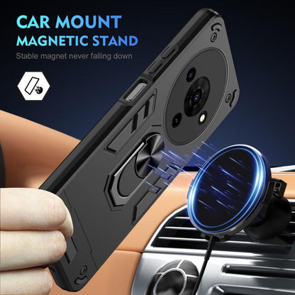 Shockproof Metal Ring Holder Phone Case, For ZTE Blade A76 4G, For ZTE Blade A76 5G, For ZTE Blade A36 4G, For ZTE Blade A56 4G, For ZTE Blade V70 Vita, For ZTE Blade A75 4G, For ZTE Blade A35 / A55, For ZTE Axon 60 Lite