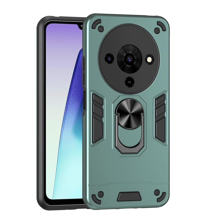 Shockproof Metal Ring Holder Phone Case, For ZTE Blade A76 4G, For ZTE Blade A76 5G, For ZTE Blade A36 4G, For ZTE Blade A56 4G, For ZTE Blade V70 Vita, For ZTE Blade A75 4G, For ZTE Blade A35 / A55, For ZTE Axon 60 Lite