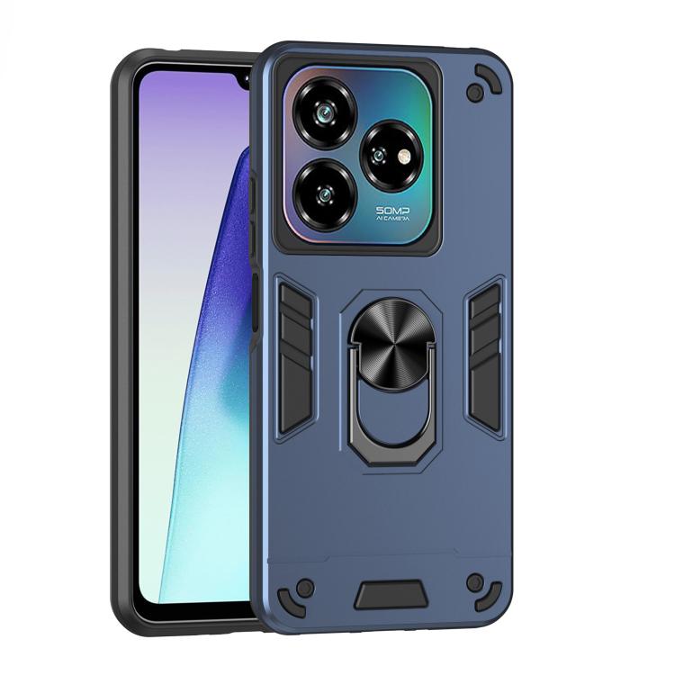 Shockproof Metal Ring Holder Phone Case, For ZTE Blade A76 4G, For ZTE Blade A76 5G, For ZTE Blade A36 4G, For ZTE Blade A56 4G, For ZTE Blade V70 Vita, For ZTE Blade A75 4G, For ZTE Blade A35 / A55, For ZTE Axon 60 Lite