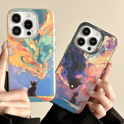Laser Cat PC Shockproof Phone Case, For iPhone 15 Pro Max, For iPhone 15 Pro, For iPhone 15, For iPhone 14, For iPhone 14 Pro, For iPhone 14 Pro Max, For iPhone 13 Pro Max, For iPhone 13 Pro, For iPhone 13, For iPhone 12, For iPhone 12 Pro Max         ...