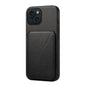 D04 Calf Texture Dual Card Slot Holder Phone Case, For iPhone 15, For iPhone 14 Plus, For iPhone 14, For iPhone 14 Pro, For iPhone 14 Pro Max, For iPhone 13 Pro Max