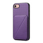 D04 Calf Texture Dual Card Slot Holder Phone Case, For iPhone 18 Pro / 17 Pro, For iPhone 18 Pro Max / 17 Pro Max, For iPhone 17, For iPhone 17 Air, For iPhone 7 / 8 / SE 2022, For iPhone 16 Pro Max