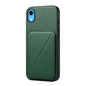 D04 Calf Texture Dual Card Slot Holder Phone Case, For iPhone 11, For iPhone 11 Pro, For iPhone X / XS, For iPhone XR, For iPhone XS Max, For iPhone 7 Plus / 8 Plus