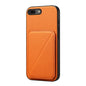 D04 Calf Texture Dual Card Slot Holder Phone Case, For iPhone 11, For iPhone 11 Pro, For iPhone X / XS, For iPhone XR, For iPhone XS Max, For iPhone 7 Plus / 8 Plus