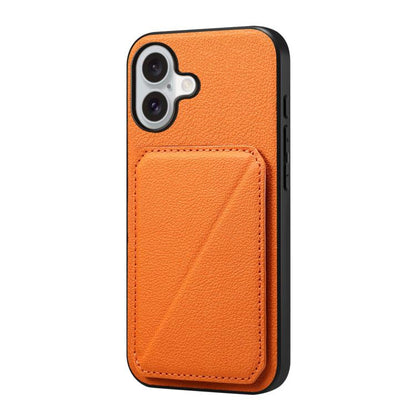 D04 Calf Texture Dual Card Slot Holder Phone Case, For iPhone 18 Pro / 17 Pro, For iPhone 18 Pro Max / 17 Pro Max, For iPhone 17, For iPhone 17 Air, For iPhone 7 / 8 / SE 2022, For iPhone 16 Pro Max