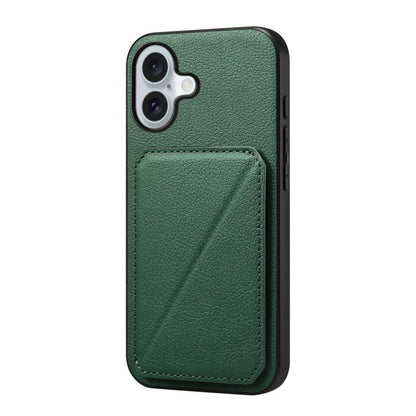 D04 Calf Texture Dual Card Slot Holder Phone Case, For iPhone 18 Pro / 17 Pro, For iPhone 18 Pro Max / 17 Pro Max, For iPhone 17, For iPhone 17 Air, For iPhone 7 / 8 / SE 2022, For iPhone 16 Pro Max
