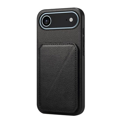 D04 Calf Texture Dual Card Slot Holder Phone Case, For iPhone 18 Pro / 17 Pro, For iPhone 18 Pro Max / 17 Pro Max, For iPhone 17, For iPhone 17 Air, For iPhone 7 / 8 / SE 2022, For iPhone 16 Pro Max