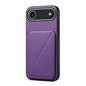 D04 Calf Texture Dual Card Slot Holder Phone Case, For iPhone 18 Pro / 17 Pro, For iPhone 18 Pro Max / 17 Pro Max, For iPhone 17, For iPhone 17 Air, For iPhone 7 / 8 / SE 2022, For iPhone 16 Pro Max