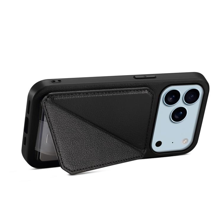 D04 Calf Texture Dual Card Slot Holder Phone Case, For iPhone 18 Pro / 17 Pro, For iPhone 18 Pro Max / 17 Pro Max, For iPhone 17, For iPhone 17 Air, For iPhone 7 / 8 / SE 2022, For iPhone 16 Pro Max