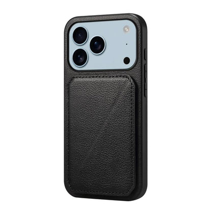 D04 Calf Texture Dual Card Slot Holder Phone Case, For iPhone 18 Pro / 17 Pro, For iPhone 18 Pro Max / 17 Pro Max, For iPhone 17, For iPhone 17 Air, For iPhone 7 / 8 / SE 2022, For iPhone 16 Pro Max