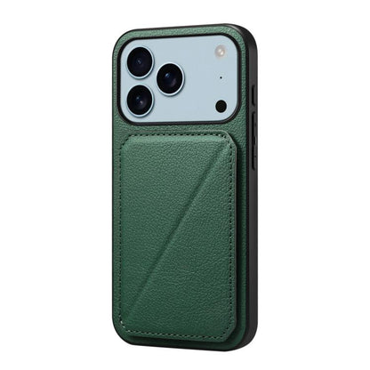 D04 Calf Texture Dual Card Slot Holder Phone Case, For iPhone 18 Pro / 17 Pro, For iPhone 18 Pro Max / 17 Pro Max, For iPhone 17, For iPhone 17 Air, For iPhone 7 / 8 / SE 2022, For iPhone 16 Pro Max