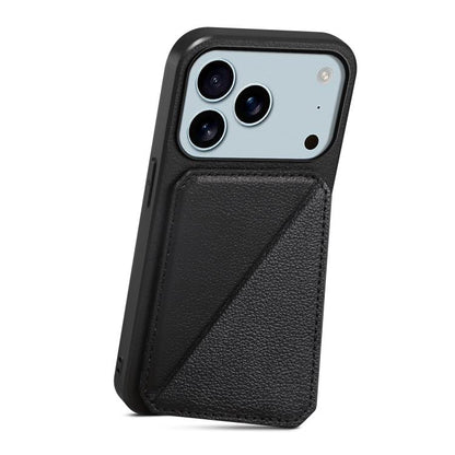 D04 Calf Texture Dual Card Slot Holder Phone Case, For iPhone 17 Pro Max, For iPhone 17 Pro, For iPhone 17, For iPhone Air, For iPhone 7 / 8 / SE 2022, For iPhone 16 Pro Max