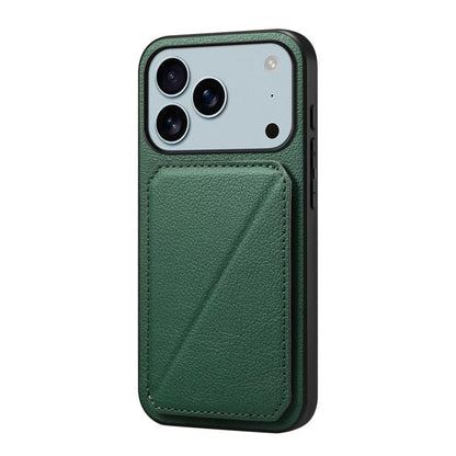 D04 Calf Texture Dual Card Slot Holder Phone Case, For iPhone 18 Pro / 17 Pro, For iPhone 18 Pro Max / 17 Pro Max, For iPhone 17, For iPhone 17 Air, For iPhone 7 / 8 / SE 2022, For iPhone 16 Pro Max