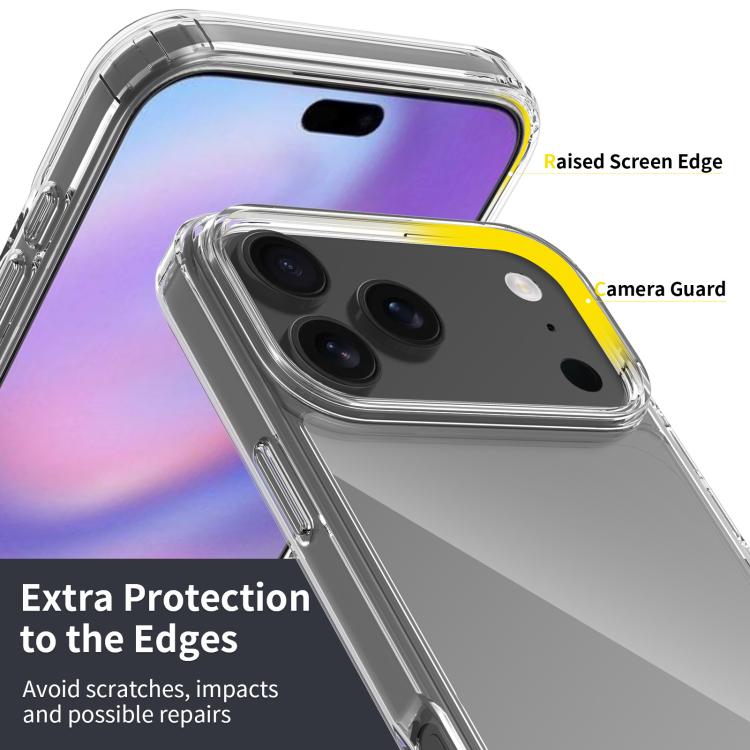 Scratchproof Acrylic TPU Phone Case, For iPhone 17 Pro Max, For iPhone 17 Pro, For iPhone 17, For iPhone Air, iPhone 16e, For iPhone 16 Pro Max, For iPhone 16 Pro, For iPhone 16 Plus, For iPhone 16