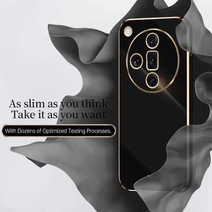 XINLI Straight Edge 6D Electroplate TPU Phone Case, For OPPO Find X7 5G