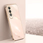 XINLI Straight Edge 6D Electroplate TPU Phone Case, For OPPO A3 Pro India, For OPPO A60 4G, For OPPO K12