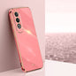 XINLI Straight Edge 6D Electroplate TPU Phone Case, For OPPO A3 Pro India, For OPPO A60 4G, For OPPO K12