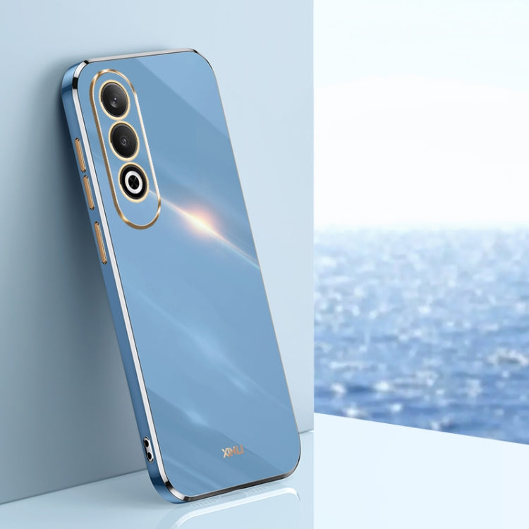 XINLI Straight Edge 6D Electroplate TPU Phone Case, For OPPO A3 Pro India, For OPPO A60 4G, For OPPO K12