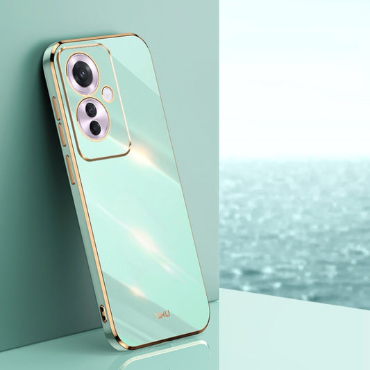 XINLI Straight Edge 6D Electroplate TPU Phone Case, For OPPO Reno11 F, For OPPO Find X7 5G