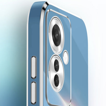 XINLI Straight Edge 6D Electroplate TPU Phone Case, For OPPO Reno11 F, For OPPO Find X7 5G