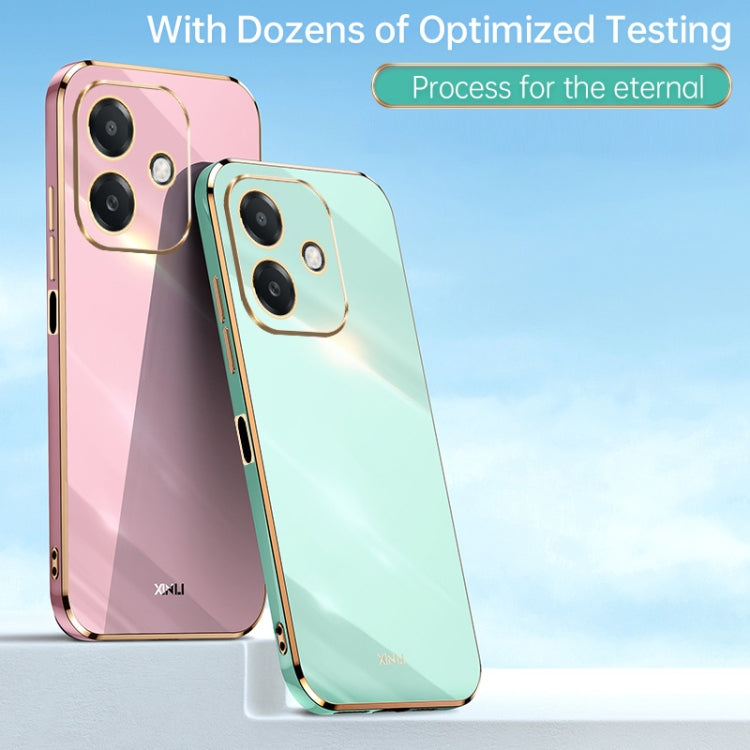 XINLI Straight Edge 6D Electroplate TPU Phone Case