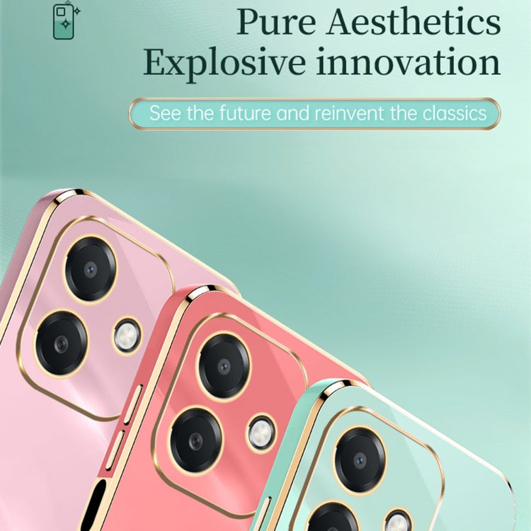 XINLI Straight Edge 6D Electroplate TPU Phone Case