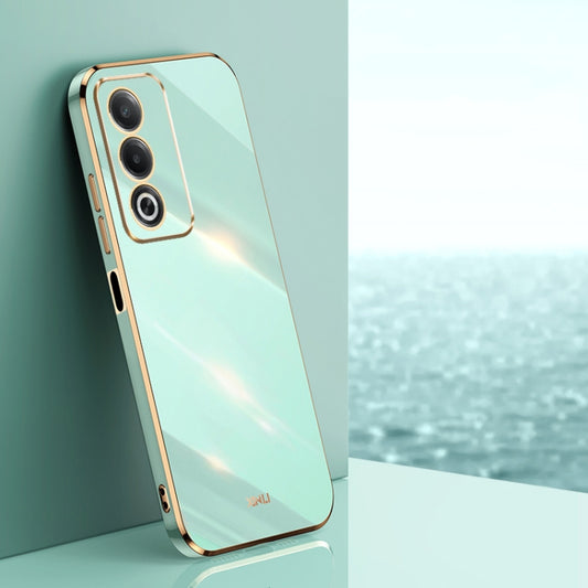XINLI Straight Edge 6D Electroplate TPU Phone Case, For OPPO A3 Pro India, For OPPO A60 4G, For OPPO K12