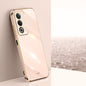 XINLI Straight Edge 6D Electroplate TPU Phone Case, For OPPO Reno13 F 5G Global, For OPPO A3 5G India, For OPPO A3 Pro India