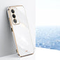 XINLI Straight Edge 6D Electroplate TPU Phone Case, For OPPO Reno13 F 5G Global, For OPPO A3 5G India, For OPPO A3 Pro India