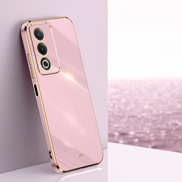 XINLI Straight Edge 6D Electroplate TPU Phone Case, For OPPO Reno13 F 5G Global, For OPPO A3 5G India, For OPPO A3 Pro India