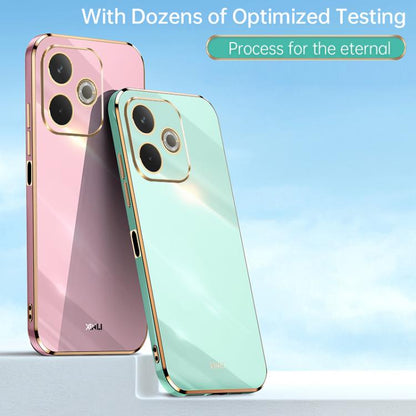 XINLI Straight Edge 6D Electroplate TPU Phone Case, For OPPO A5 Pro 5G Global, For OPPO Reno13 F 5G Global, For OPPO A3 5G India
