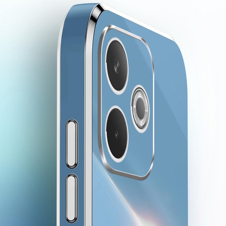 XINLI Straight Edge 6D Electroplate TPU Phone Case, For OPPO A5 Pro 5G Global, For OPPO Reno13 F 5G Global, For OPPO A3 5G India