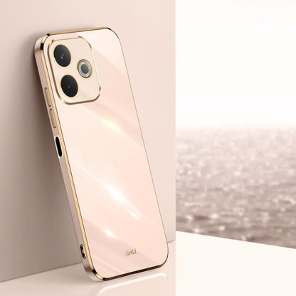 XINLI Straight Edge 6D Electroplate TPU Phone Case, For OPPO Reno14 5G Global, For OPPO Find X8 Ultra, For OPPO A5 Pro 5G Global