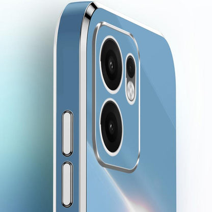 XINLI Straight Edge 6D Electroplate TPU Phone Case, For OPPO Reno13 F 5G Global, For OPPO A3 5G India, For OPPO A3 Pro India