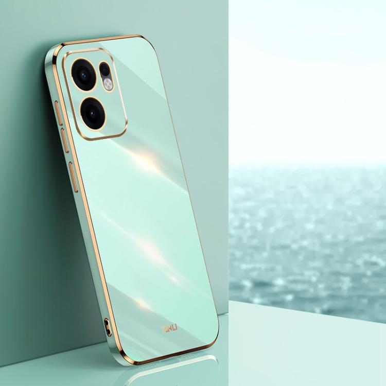 XINLI Straight Edge 6D Electroplate TPU Phone Case, For OPPO Reno13 F 5G Global, For OPPO A3 5G India, For OPPO A3 Pro India