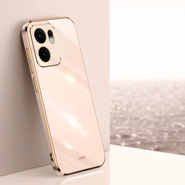 XINLI Straight Edge 6D Electroplate TPU Phone Case, For OPPO Reno13 F 5G Global, For OPPO A3 5G India, For OPPO A3 Pro India