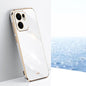 XINLI Straight Edge 6D Electroplate TPU Phone Case, For OPPO Reno13 F 5G Global, For OPPO A3 5G India, For OPPO A3 Pro India