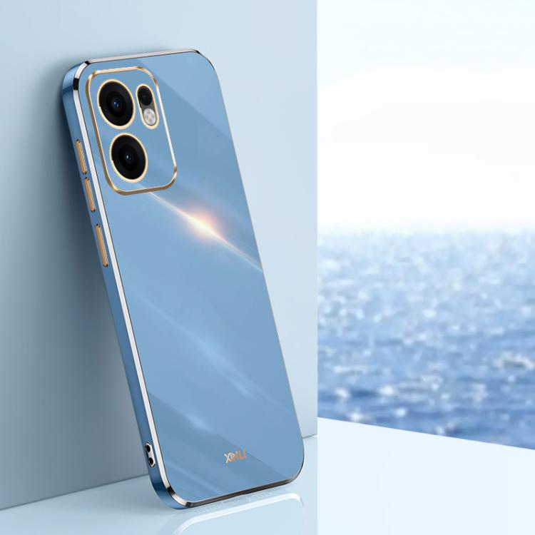 XINLI Straight Edge 6D Electroplate TPU Phone Case, For OPPO Reno13 F 5G Global, For OPPO A3 5G India, For OPPO A3 Pro India